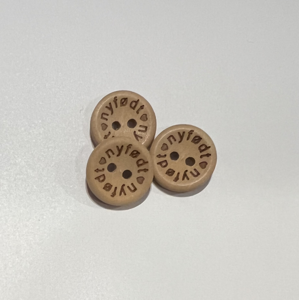 Treknapp - Nyfødt - 15mm