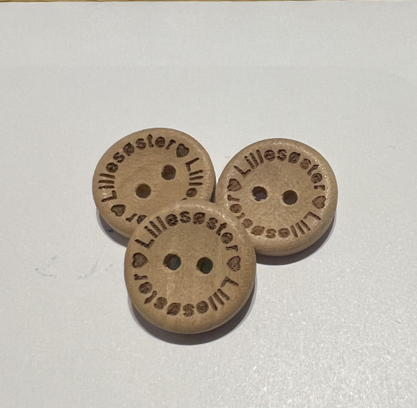 Treknapp - Lillesøster - 15mm