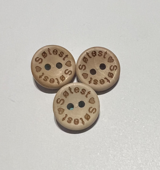 Treknapp - Søtest - 15mm