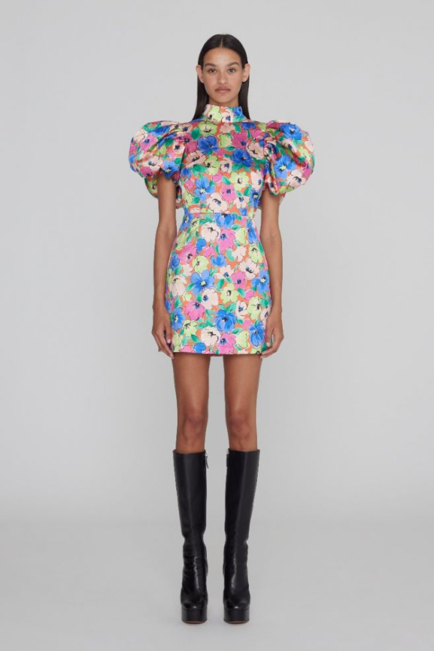 Silky Puff - Sleeve Dress - Necatrine Comb - Image 2