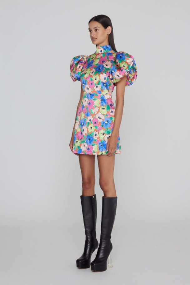 Silky Puff - Sleeve Dress - Necatrine Comb - Image 4