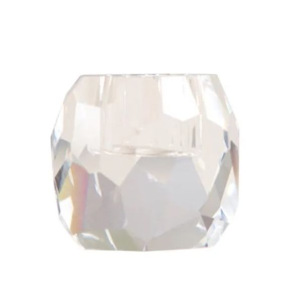 Storm candle holder, small - clear