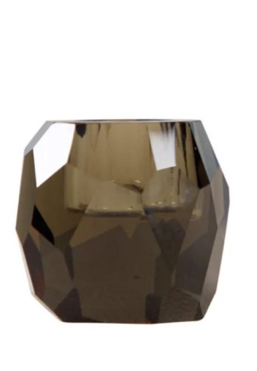 Storm candle holder, small- dark