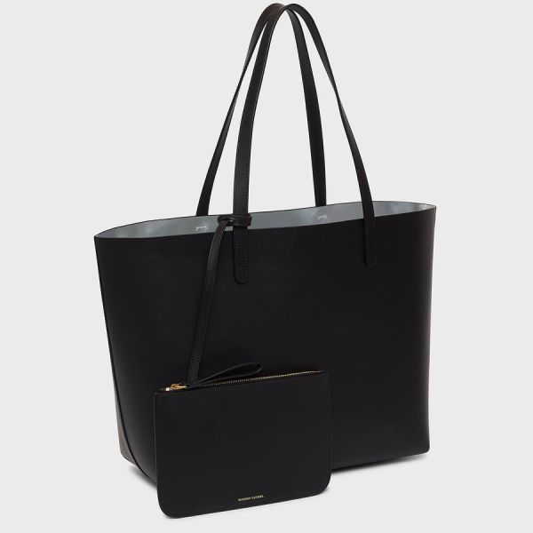 LARGE TOTE BLACK/SILVER