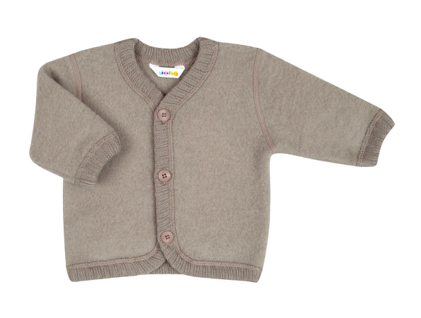 Cardigan Ullfleece - Sesame Melange