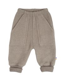 Baggy Bukse Ullfleece - Sesame Melange