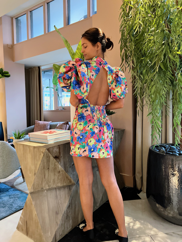 Silky Puff - Sleeve Dress - Necatrine Comb - Image 7