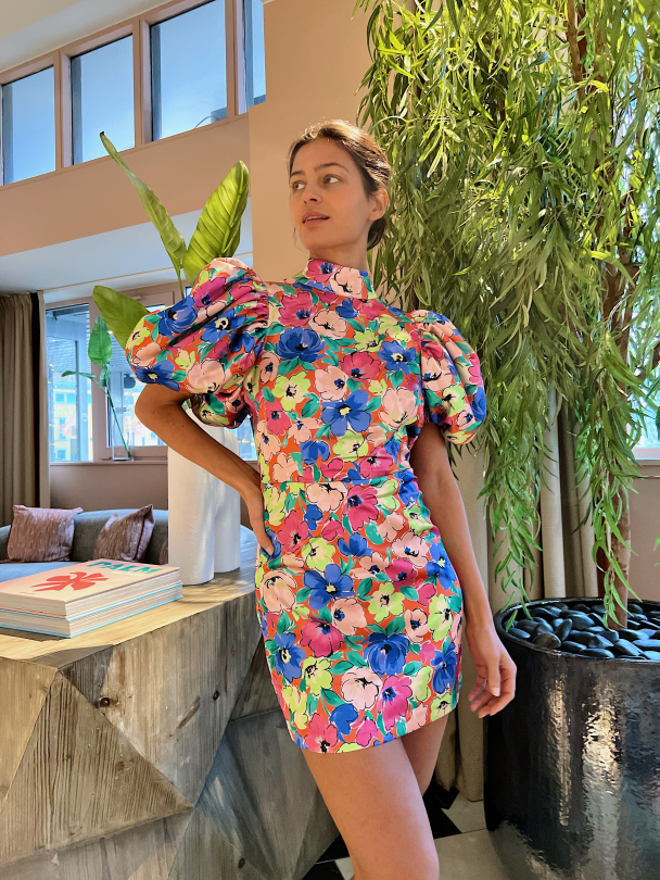 Silky Puff - Sleeve Dress - Necatrine Comb - Image 10