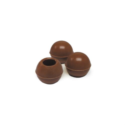Trøffel skjell, melkesjokolade, 25 mm (Kjøp under 10 stk sendes ikke)
