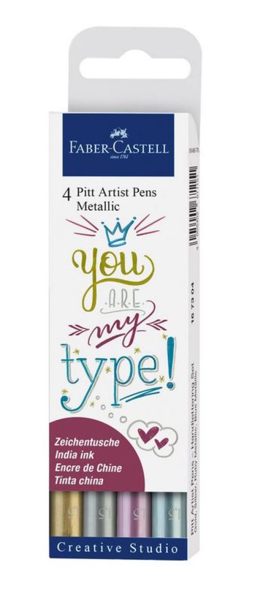 FC PITT Art pen Hand Lettering Metallic