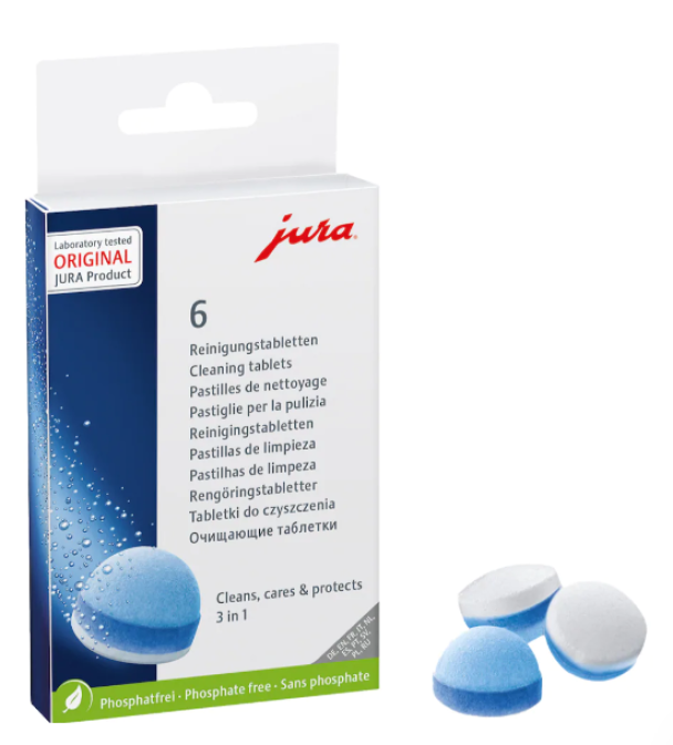Jura 3-fases rengjøringstabletter 