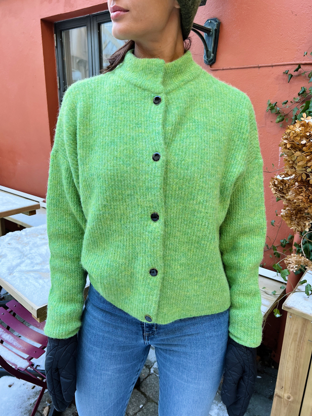 Alpha Short Cardigan - Minced Herb - Image 1