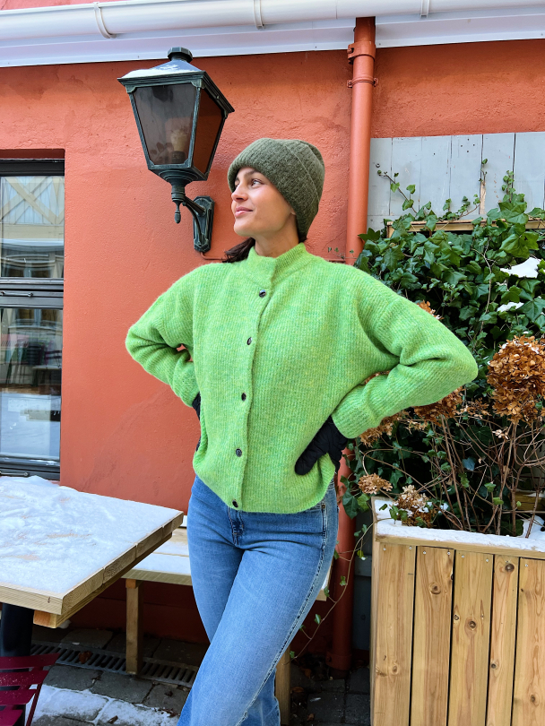 Alpha Short Cardigan - Minced Herb - Image 4
