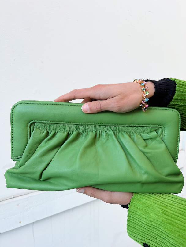 Velda Midi Clutch - Minced Herb - Image 3