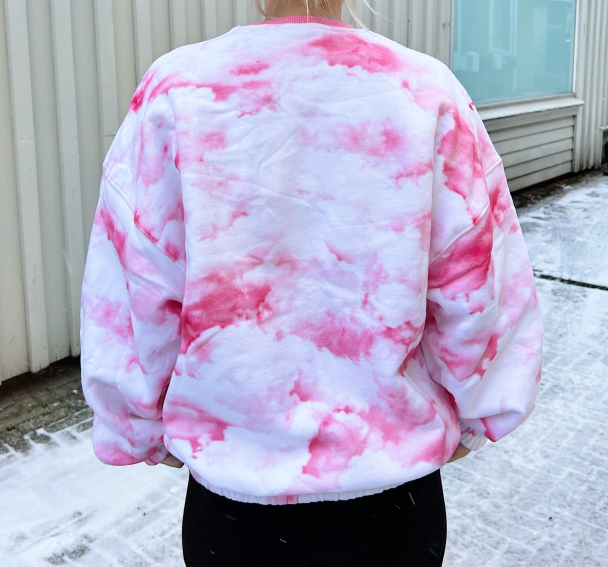 Iris Crewneck - Begonia Pink Comb  - Image 2