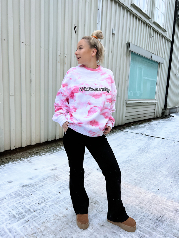 Iris Crewneck - Begonia Pink Comb  - Image 3