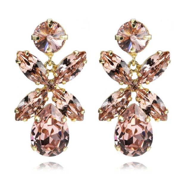 Dione Earrings - Vintage Rose