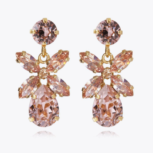 Mini Dione Earrings - Vintage Rose