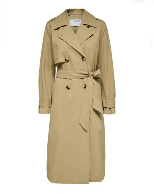 Sia Trench Coat - Cornstalk  - Image 2
