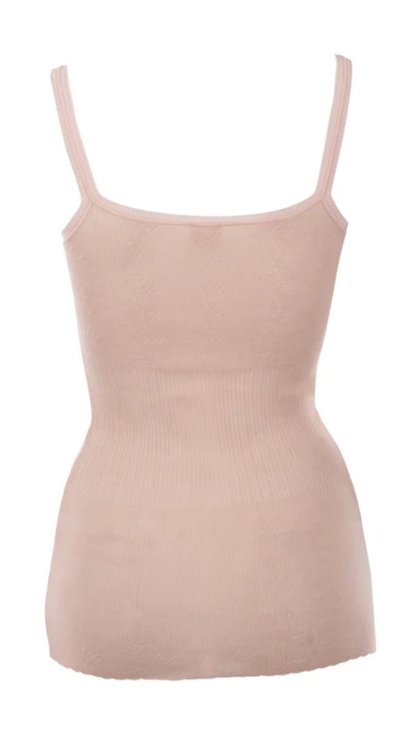 Vintage Lace string top, rosé - Image 4