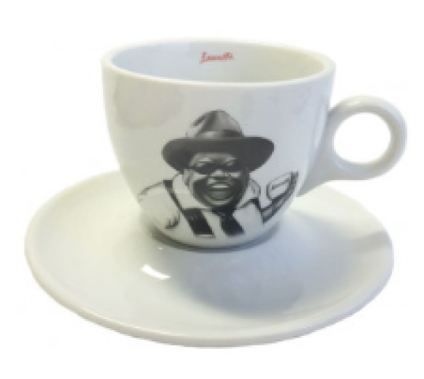 LUCAFFE CAPPUCCINO KOPP MR. EXCLUSIVE  HVIT