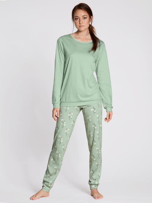 'Endless Dreams' pyjama with cuff, light aqua