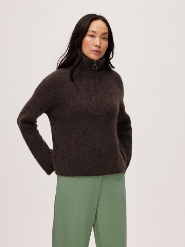 SELECTED FEMME Sia Half Zipper - Image 2