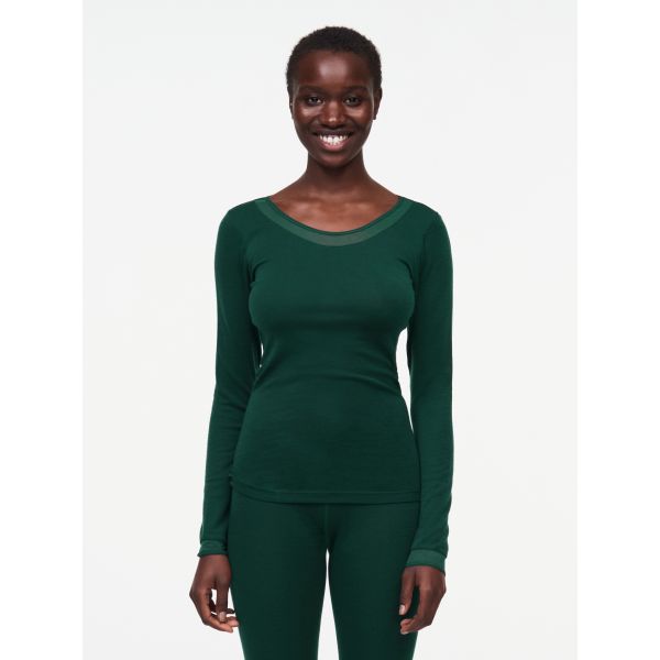 'Juliana' long sleeve, sequoia green