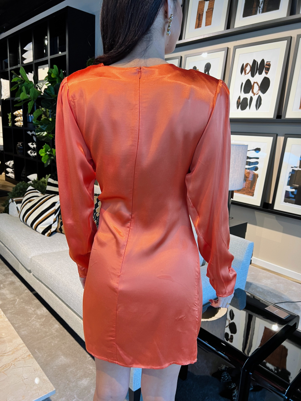 Fame Dress PO - Orange  - Image 4