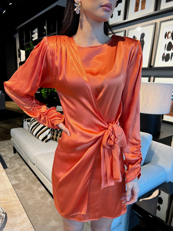 Fame Dress PO - Orange  - Image 1