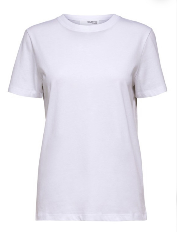 Myessential - O-neck Tee - Bright White