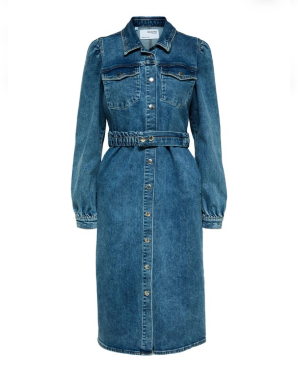 SELECTED FEMME Karna Denim Dress - Image 1