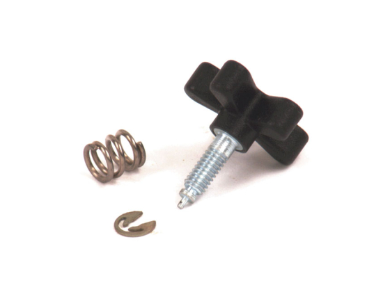 THROTTLE TENSION SCREW KIT. LARGE PLASTIC KNOB