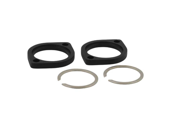 EXHAUST FLANGE AND RETAINER KIT. BLACK