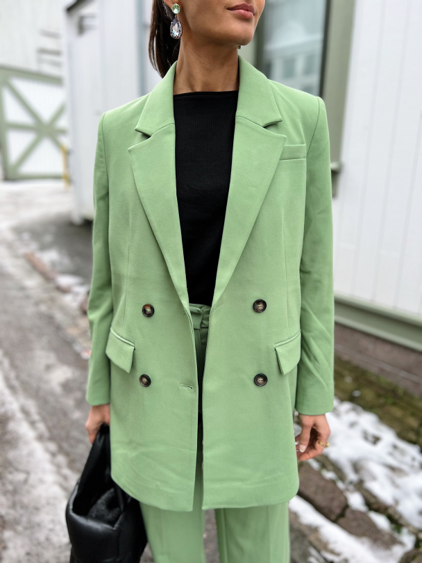Myna Relaxed Blazer - Loden Frost - Image 1