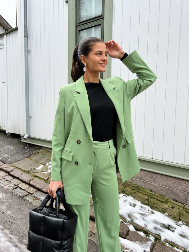 Myna Relaxed Blazer - Loden Frost - Image 5