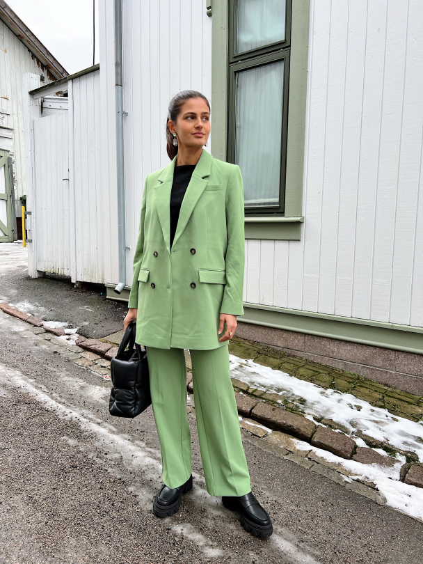 Myna Relaxed Blazer - Loden Frost - Image 7