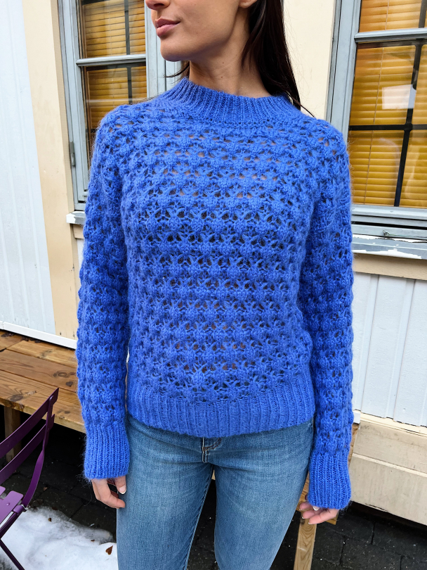 IIanka Knit O-Neck - Amparo Blue  - Image 1