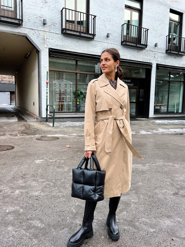 Sia Trench Coat - Cornstalk  - Image 4