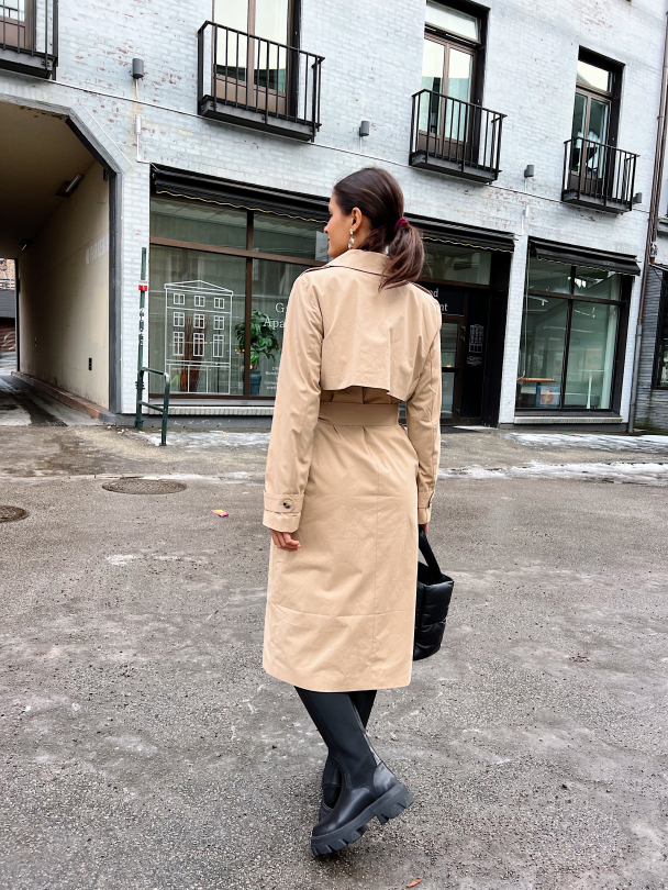 Sia Trench Coat - Cornstalk  - Image 5
