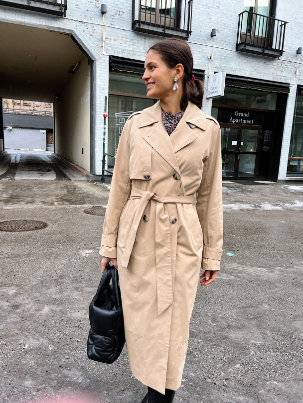 Sia Trench Coat - Cornstalk  - Image 6
