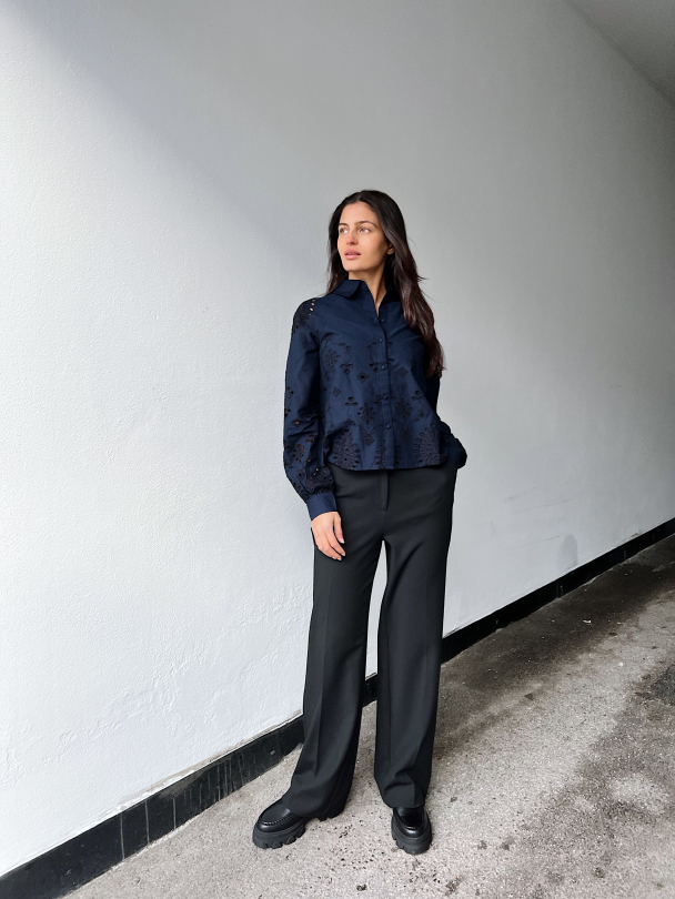 Myla Wide Pant - Black - Image 2