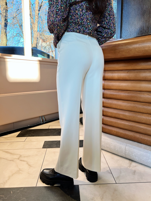 Myla Wide Pant - Birch - Image 4