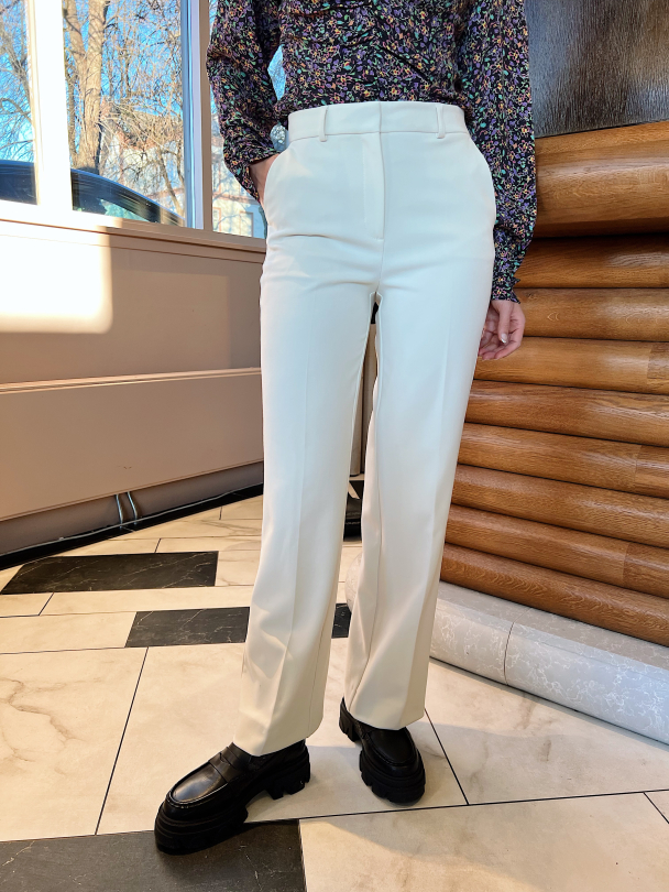 Myla Wide Pant - Birch - Image 6