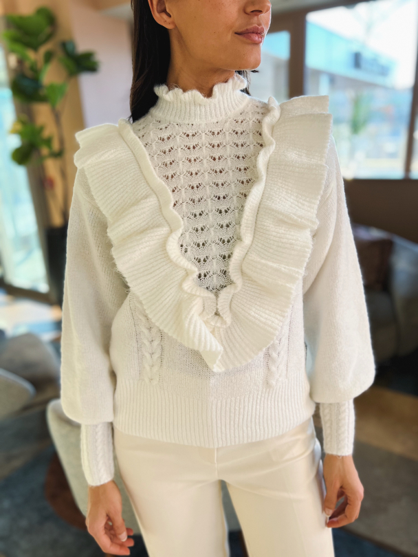 Bistra Knit Pullover - Birch - Image 1