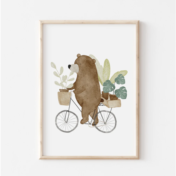 Poster A4 - Bjørn