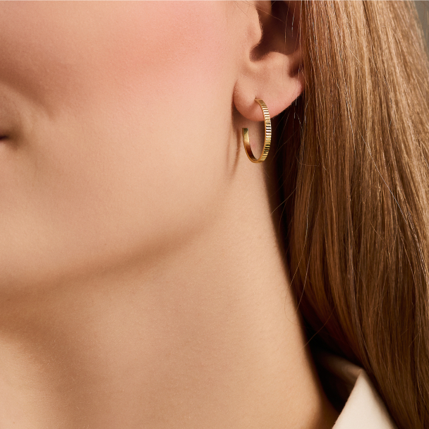 Sea Reflection Hoops  - Image 2