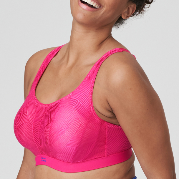 The Game sports bra, electric pink - Image 5