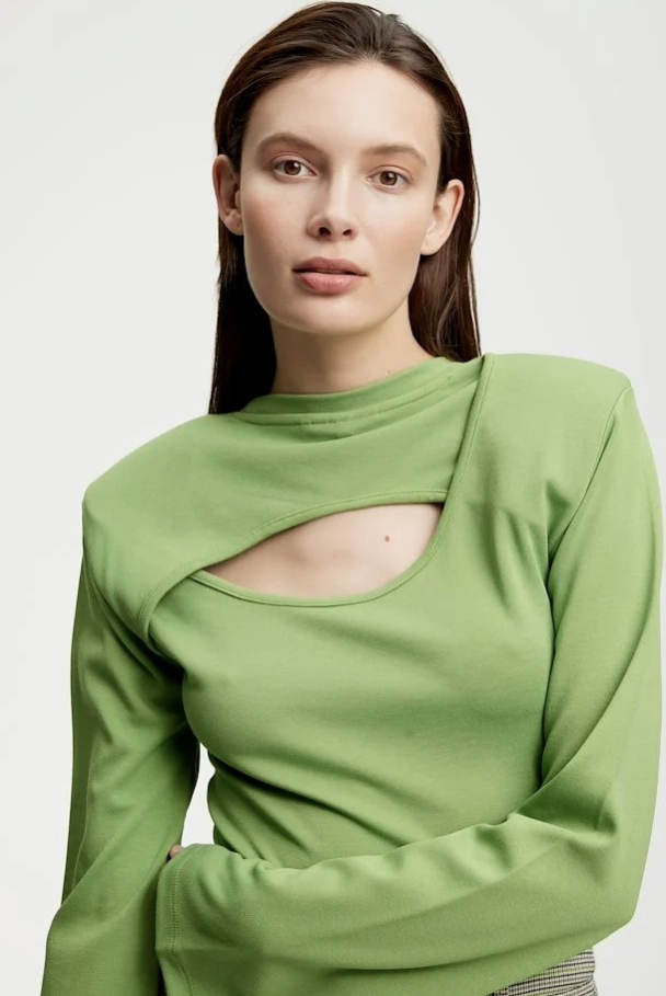 Anka Blouse - Minced Herb  - Image 2