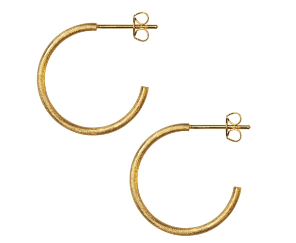 Non Hoops Medium Par - Gold Plated - Image 1